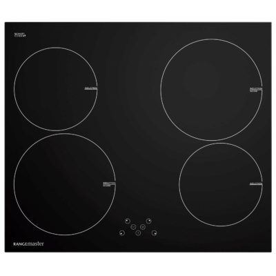 Rangemaster RMB60HPEIGL 11227 60cm Wide 4 Zone Electric Induction Hob in Black  Glass